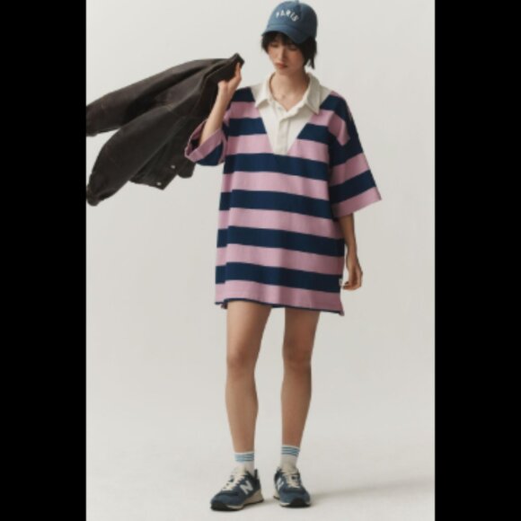 Brand New Daily Practice by Anthropologie Rugby Mini Dress - Picture 1 of 12